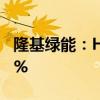 隆基绿能：HPBC 2.0电池量产效率超过26.6%