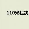 110米栏决赛世界纪录（110米栏决赛）