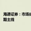 海通证券：市场或已步入震荡阶段 科技及中高端制造或是中期主线