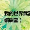 我的世界武器编辑器下载（我的世界rpg武器编辑器）