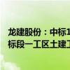 龙建股份：中标1.21亿美元坦桑尼亚中央线标准轨铁路第六标段一工区土建工程