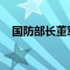 国防部长董军同俄罗斯国防部长举行会谈