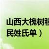 山西大槐树移民姓氏单冯氏族（山西大槐树移民姓氏单）