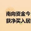 南向资金今日净买入约122亿港元 阿里巴巴获净买入居前