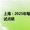 上海：2025年每区建立不少于1个绿色高产高效行动整建制试点镇