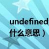 undefined汉语是什么（undefined中文是什么意思）