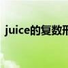 juice的复数形式怎么变（juice的复数形式）