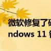 微软修复了破坏 Direct3D 9 应用程序的 Windows 11 错误