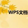 WPS文档中自动生成目录的步骤指南