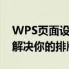 WPS页面设置详解：从布局到格式，一站式解决你的排版难题