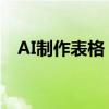 AI制作表格：高效便捷的数据管理新方式