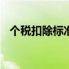 个税扣除标准详解：2021年最新规定概览