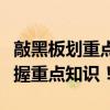 敲黑板划重点表情包：助力学习记忆，轻松掌握重点知识！