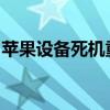 苹果设备死机重启指南：一步步解决死机问题