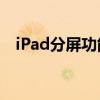 iPad分屏功能教程：如何将屏幕一分为二