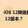 iOS 12降级指南：如何安全有效地降级到iOS 12版本？