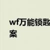 wf万能锁匙电脑版：一站式电脑安全解决方案