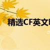 精选CF英文昵称指南：打造独特游戏身份