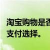 淘宝购物是否只能使用支付宝付款？解析你的支付选择。