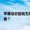 苹果动态壁纸无声，如何设置让你的壁纸动起来同时不失声音？