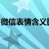 微信表情含义图解大全：解锁你的聊天新姿势