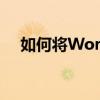 如何将Word 2007文档转换为PDF格式