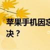 苹果手机因忘记密码导致锁屏停用，该如何解决？