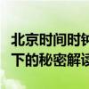 北京时间时钟显示下的时间与探索：时空流转下的秘密解读