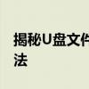 揭秘U盘文件夹变成EXE文件的真相与解决方法