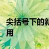 尖括号下的新解析：从多角度揭示其价值与应用