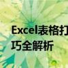 Excel表格打印尺寸过小，如何解决？实用技巧全解析